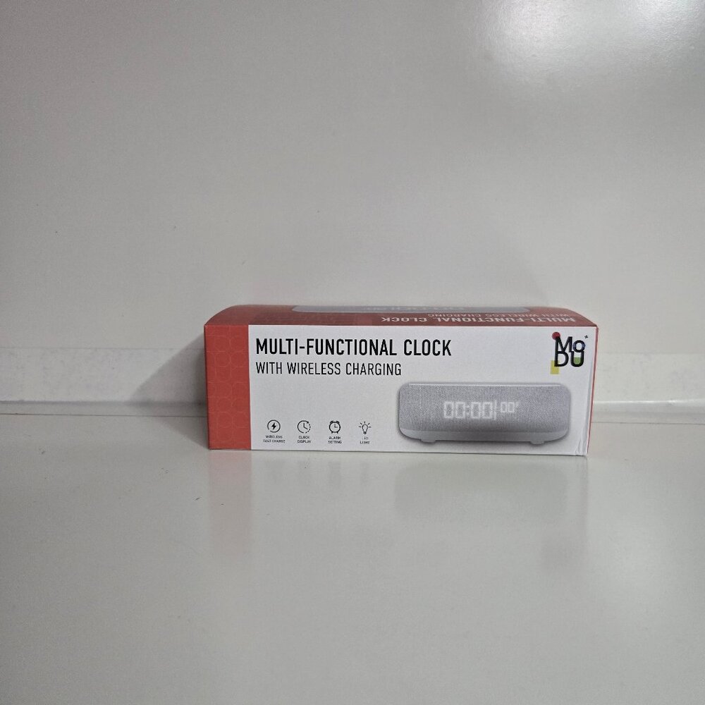 Multi-Functional Alarm Clock with Wireless Charging